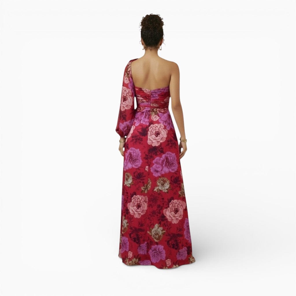 Mova London Dresses CHLOE One-Shoulder Floral Maxi