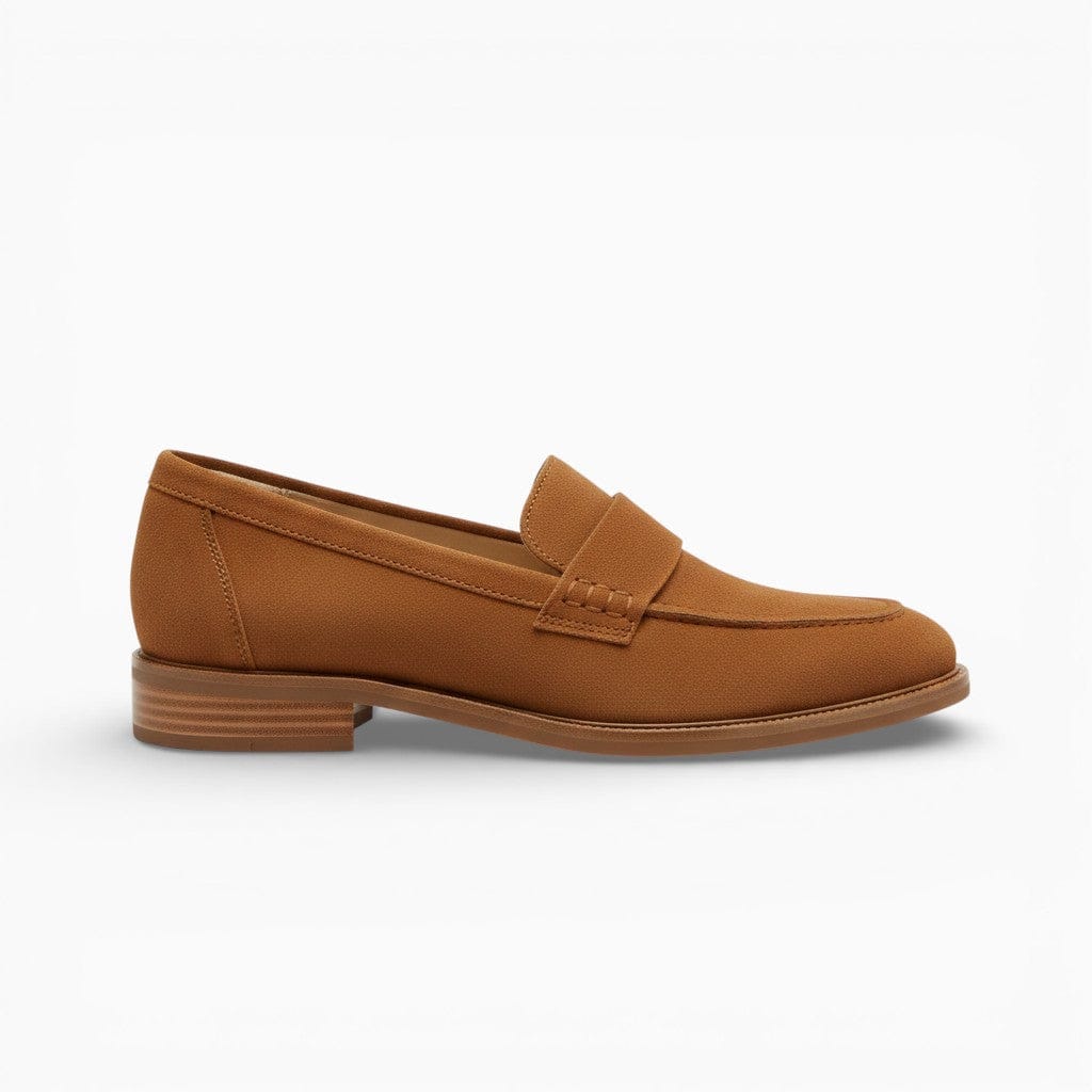 Mova London Footwear ELEANOR Suede Pointed Loafers