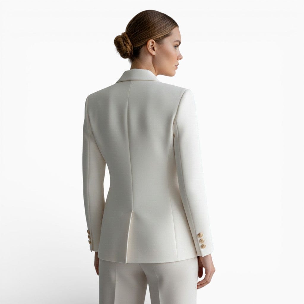 Mova London Jackets CLAIRE Slim Fit Cotton Blazer