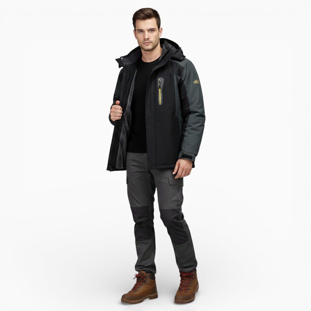 Mova London Jackets MARCUS Fleece Hooded Jacket