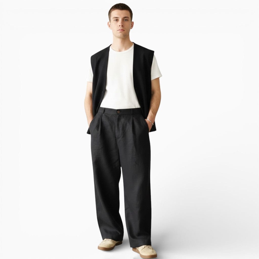 Mova London Pants Black / S TIM Loose Linen Pants